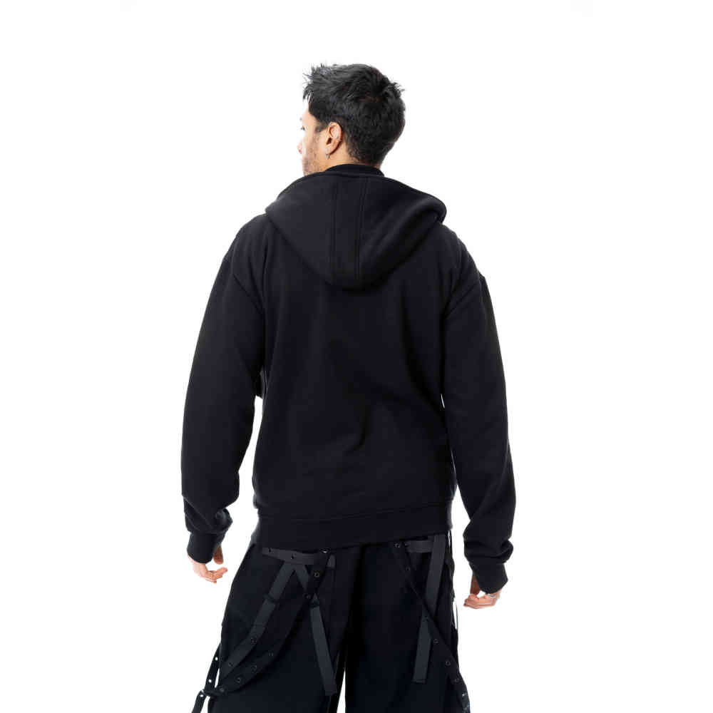 Poizen Industries - Valen Vest met capuchon - Zwart